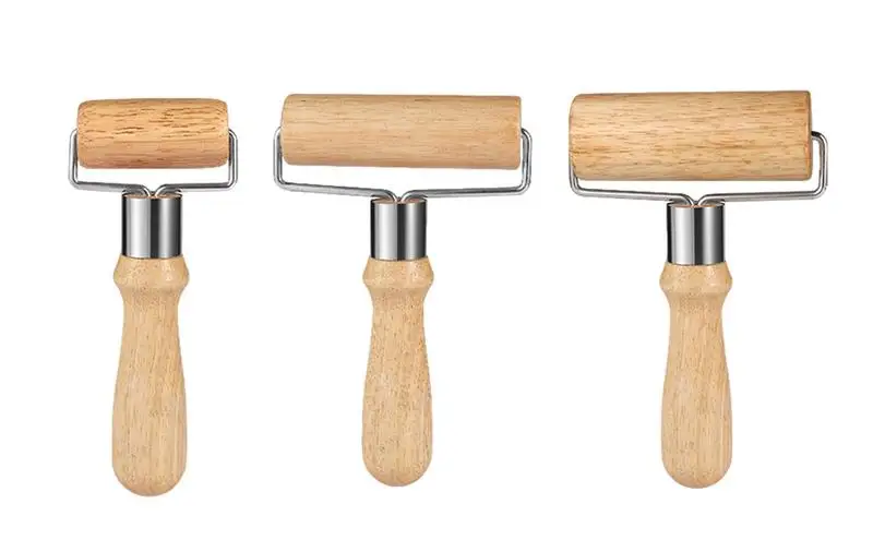 

Деревянная скалка для теста, ручная скалка для выпечки, плоского хлеба, сыра, пиццы, теста