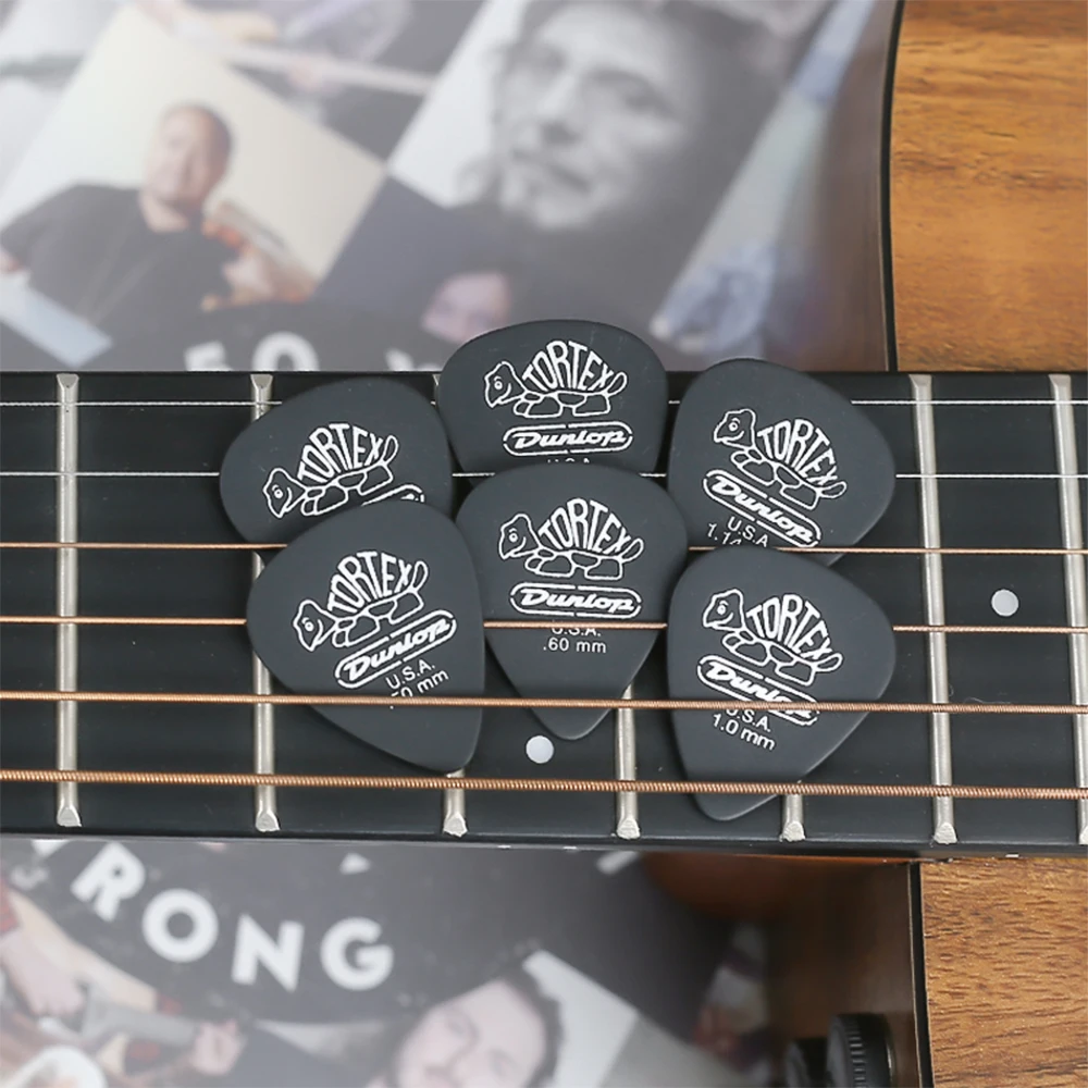 Dunlop ギター用ピック 488R Tortex Pitch Black スタンダードピック