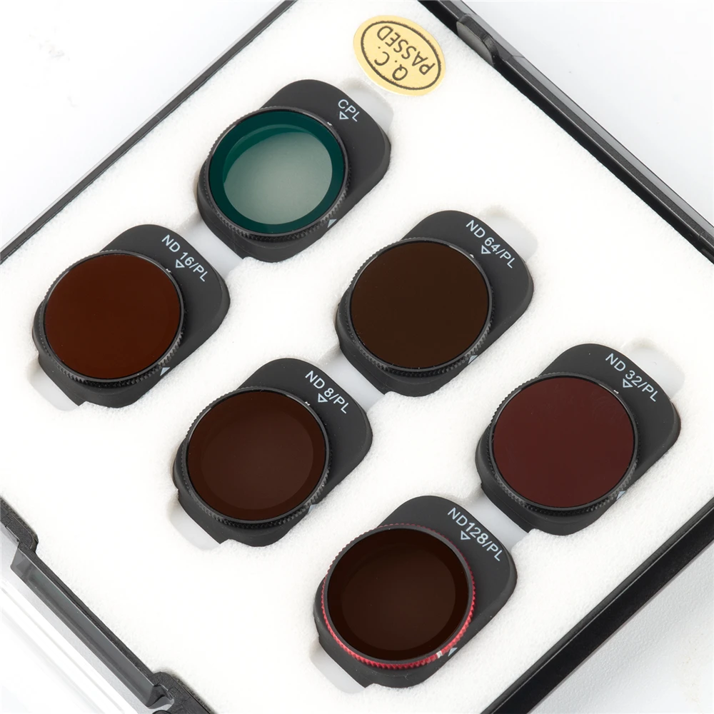 Lens Filters ND Filters Set 6pcs Multi-layer Optical Glass for DJI Mini 4 Pro