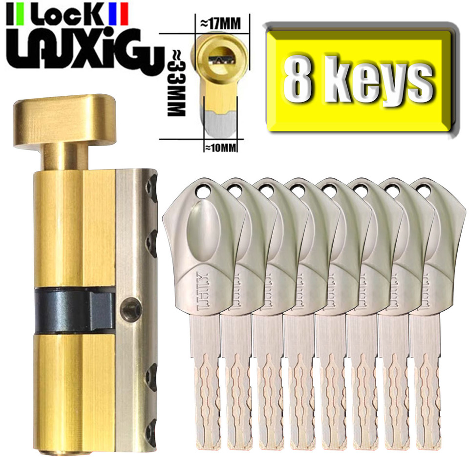 European standard 8 keys cylinder,Outdoor door locks, cylinder locks for entry doors, Cylinder door lock Door lock core