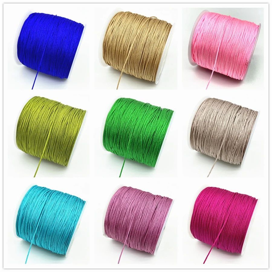Colored Nylon Thread 90 M Long 0.8mm For Jewelry Making DIY