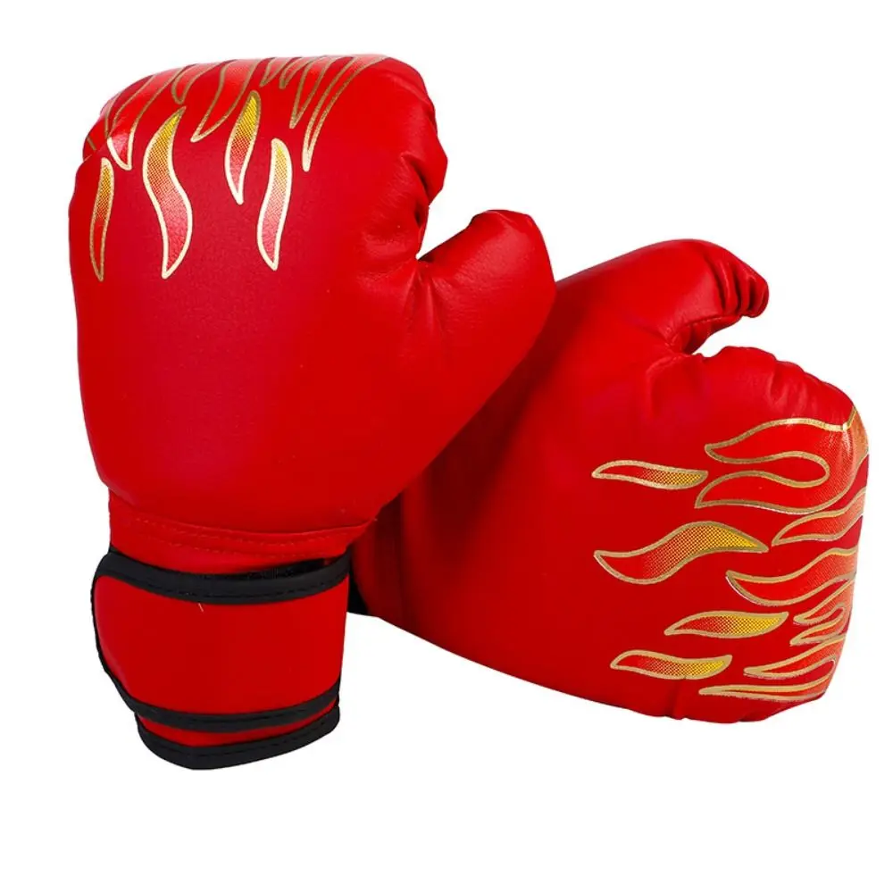 New Adjustable Boxing Gloves Breathable Professional Hand Protector Competition Fighting Mitts Children