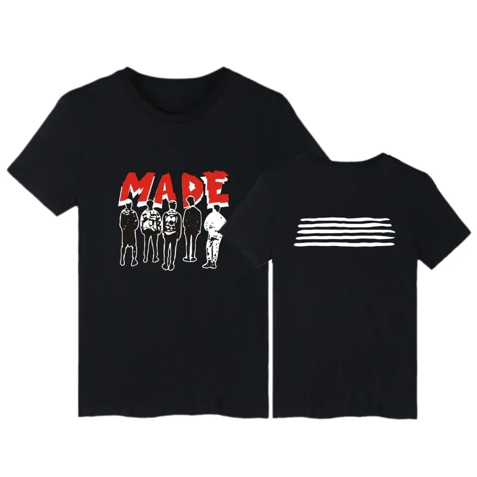 

BIGBANG-T-shirt Kpop G Dragon MADE for Men and Women, Short Sleeve Tops, Hip Hop Streetwear, Fashion Clothes, Summer, World Tour