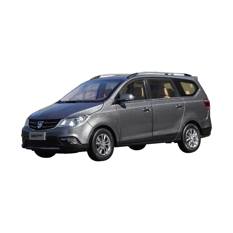 

1:18 Original Wuling Baojun 730 Car Model Commercial Vehicle Mpv Alloy Simulation Car Model