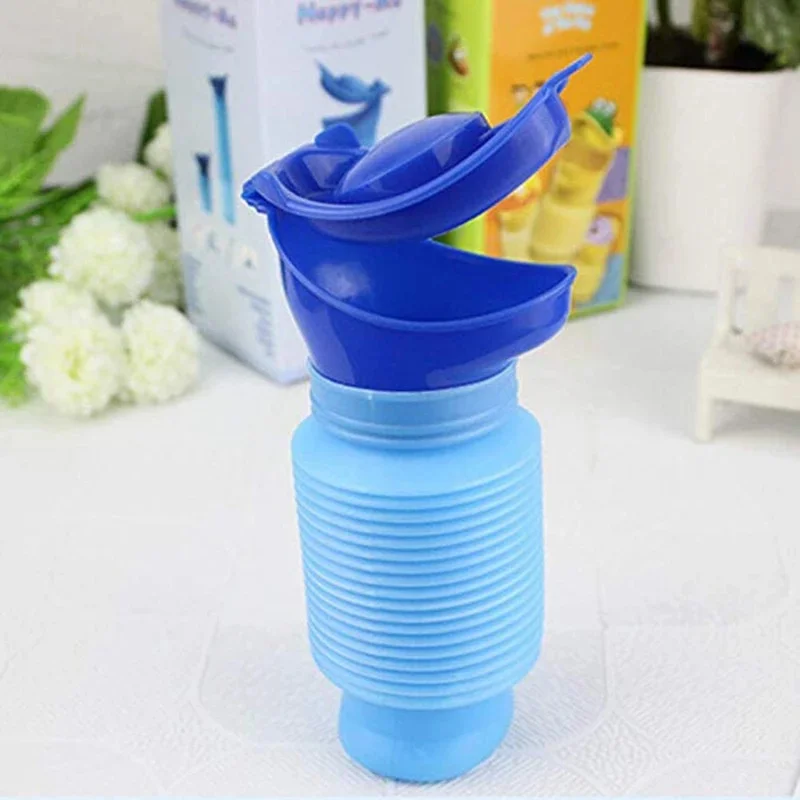 750ML 휴대용 소변 주머니 소변기 위생적인 누출 방지 화장실 자동차 여행 접이식 여성 남성 용 소변기 배변 훈련용 변기