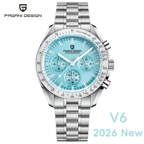 PAGANI DESIGN 2026 New Men's Watches Top Luxury Quartz Watch For Men Auto Date Speed Chronograph AR Sapphire Mirror Wrist watch - Image 10