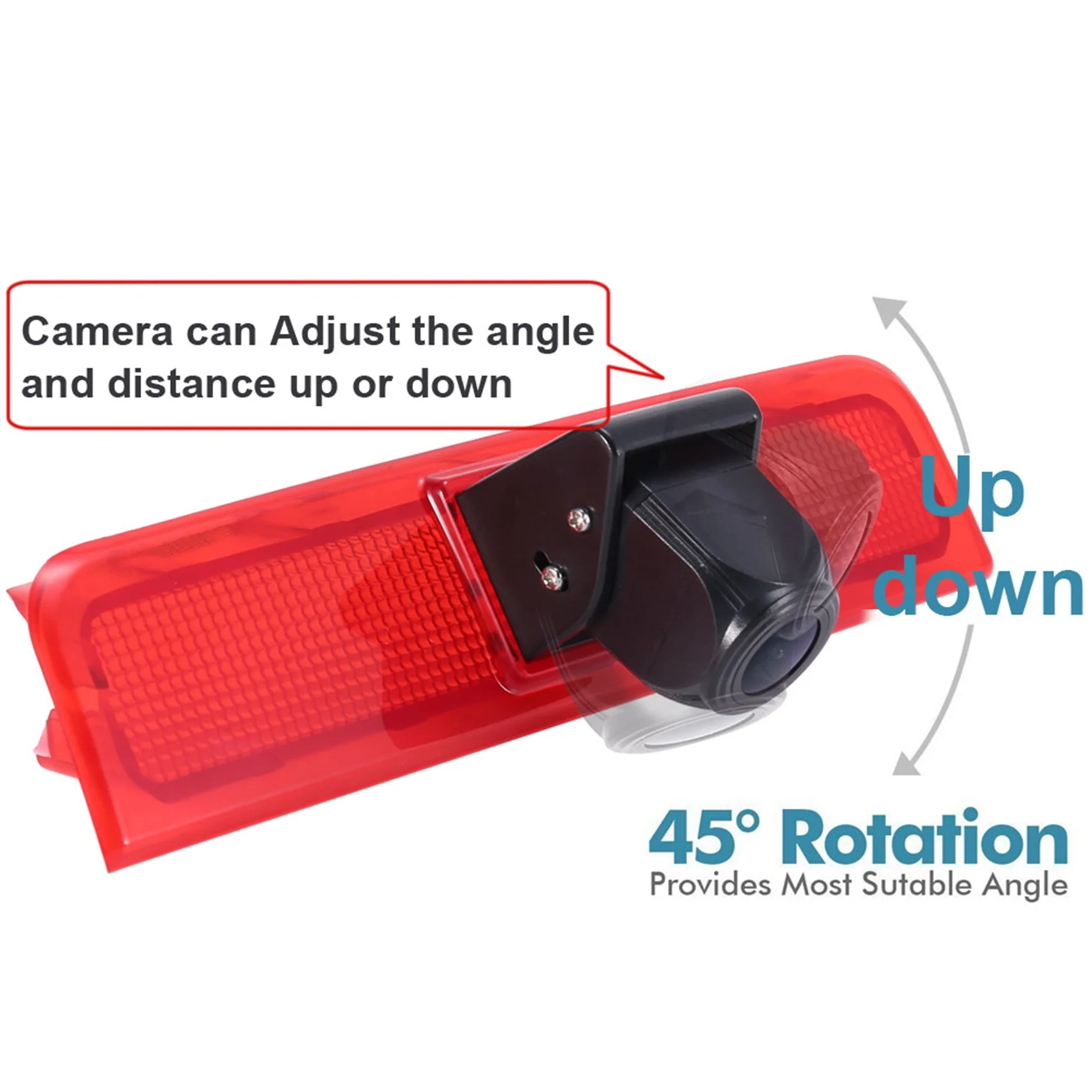 HD 3Rd 브레이크 라이트 카메라 후면보기 반전 카메라 For-Volkswagen Caddy 2003-2015 jasmine