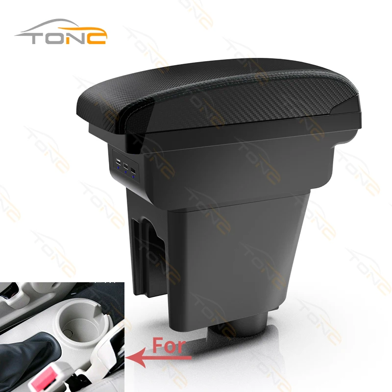 Подлокотник центральной консоли для Chevrolet Aveo T200, T250, T255, подлокотник с 3USB-портами, аксессуары для салона автомобиля