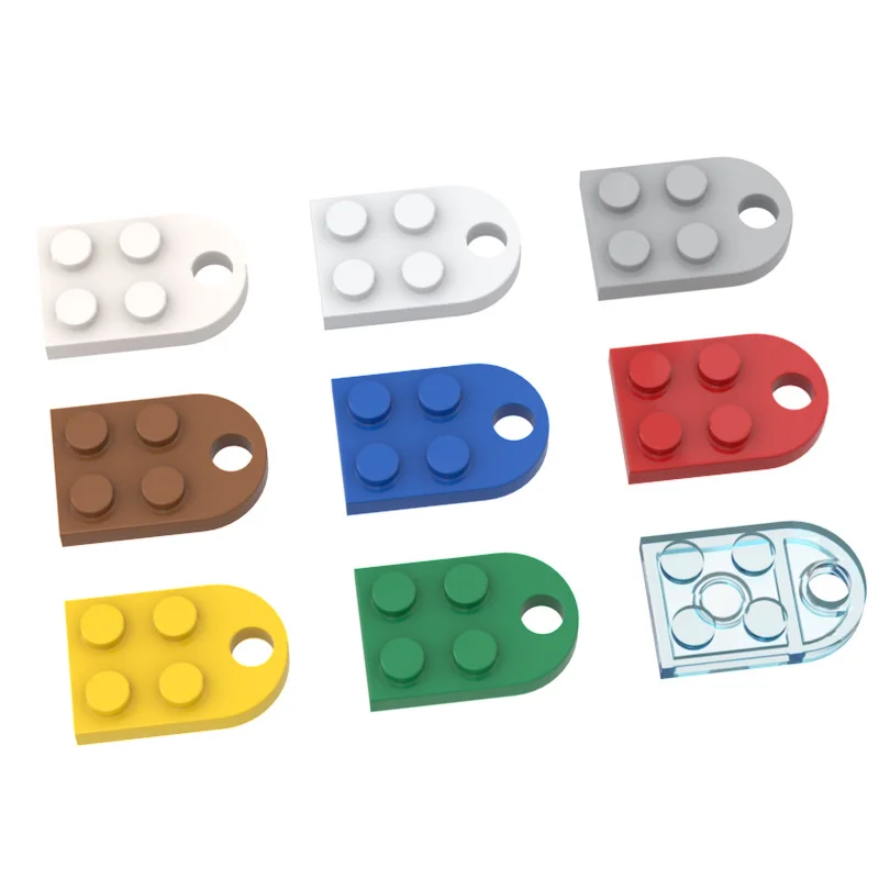 50 Teile/los MOC Ziegel Teile 3176 Platte Spezielle 3x2 mit Loch Bausteine Ziegel DIY Baut Geändert Herz Modell spielzeug Geschenk – Detail 9