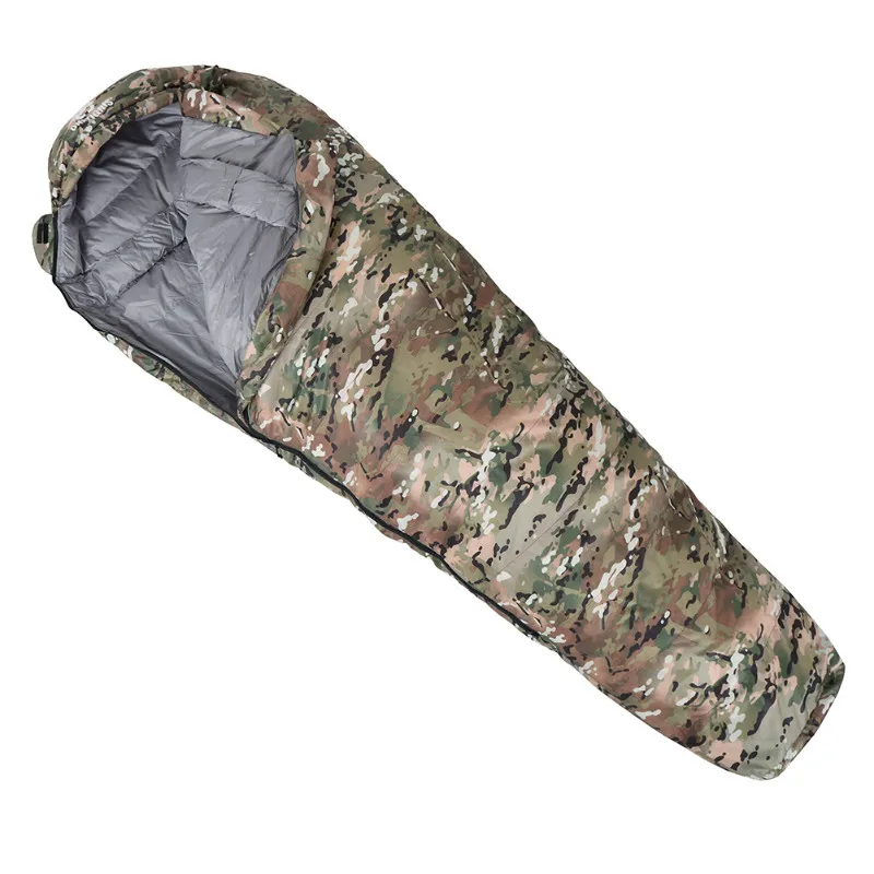 

Military Camo Mummy Sleeping Bag 0~15C Portable Ultralight Single Sleep Bag For Adult Jungle Survival Camping Hiking