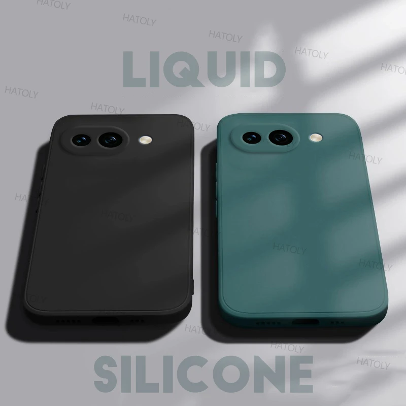 Luxury Shockproof TPU Liquid Silicone Protective Phone Case Cover