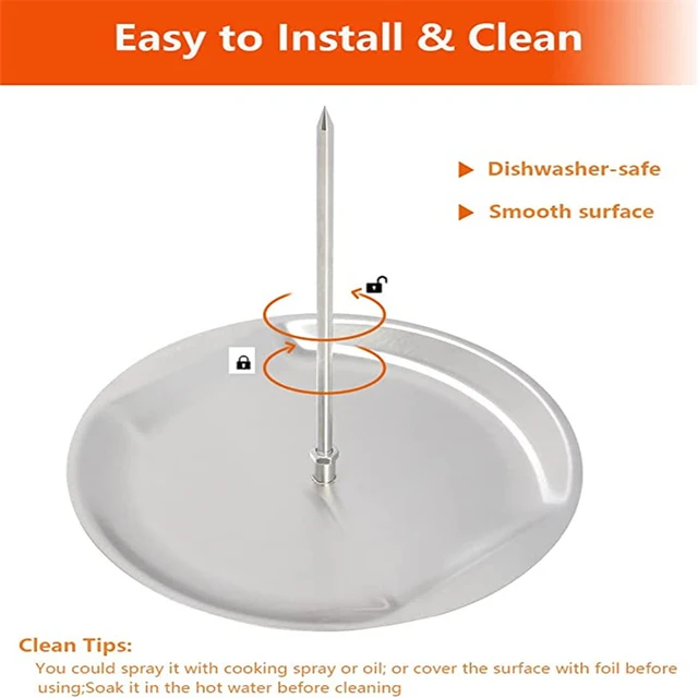 1 Pc Rozsdamentes Acél Pörkölt Baromfi Függőleges Nyárs Grillező Tüskés Akasztó Grill Csirke Állvány Bázissal - Image 2