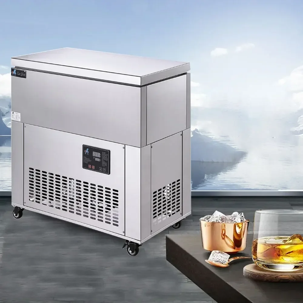 LJM120-6 Commercial Six-barrel Cotton Ice Block Machine Snowflake Ice Cream Machine