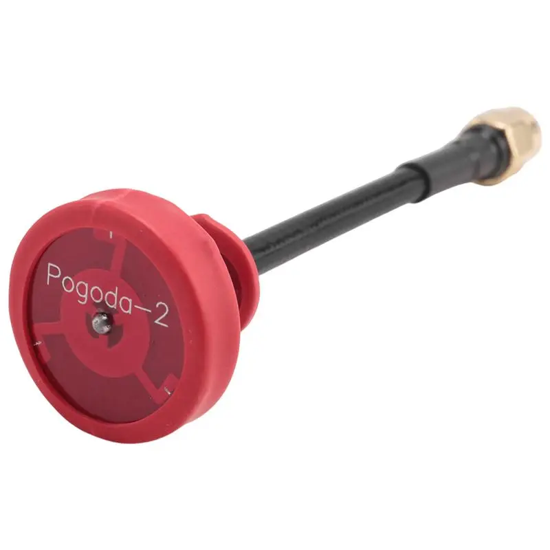 Pagoda 2 5.8G 5Dbi 50W 전방향성 옴니 FPV 평면 패널 파고다 안테나 RHCP SMA/RP-SMA 80Mm(레드 핀)용 슈퍼브 3X