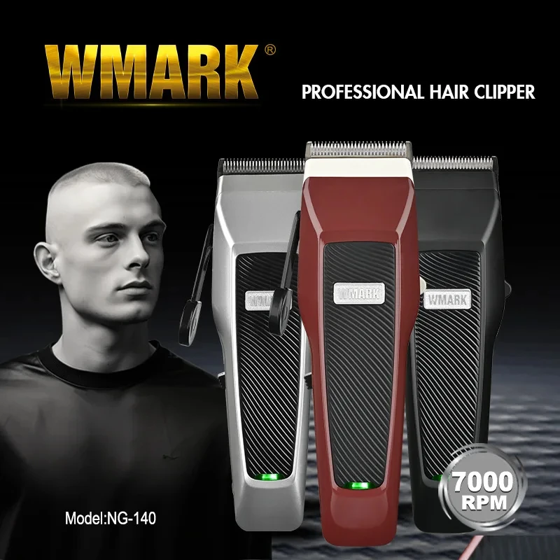Description Picture 2 of itemNEW! WMARK NG-140/222/411 Electric Hair Clipper 7000RPM Oil Head Electric Clipper Rechargeable Hair Trimmers with LED Indicator