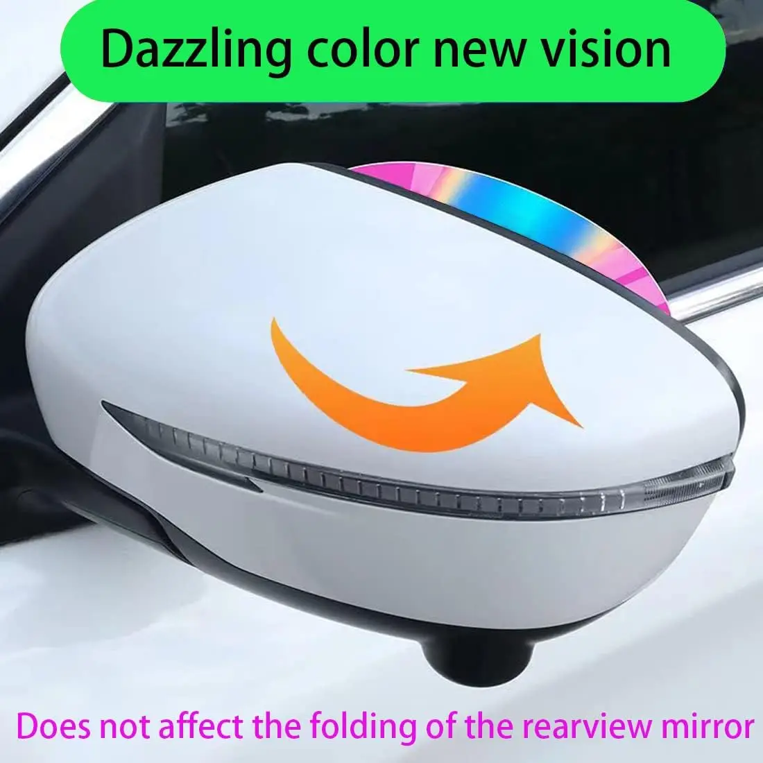 Rearview Mirror Rain Shield 2PCS Car Rearview Mirror Rain Eyebrow Rain Shield Universal Rearview Snow Sun Visor Cover Safe Driving Accessories