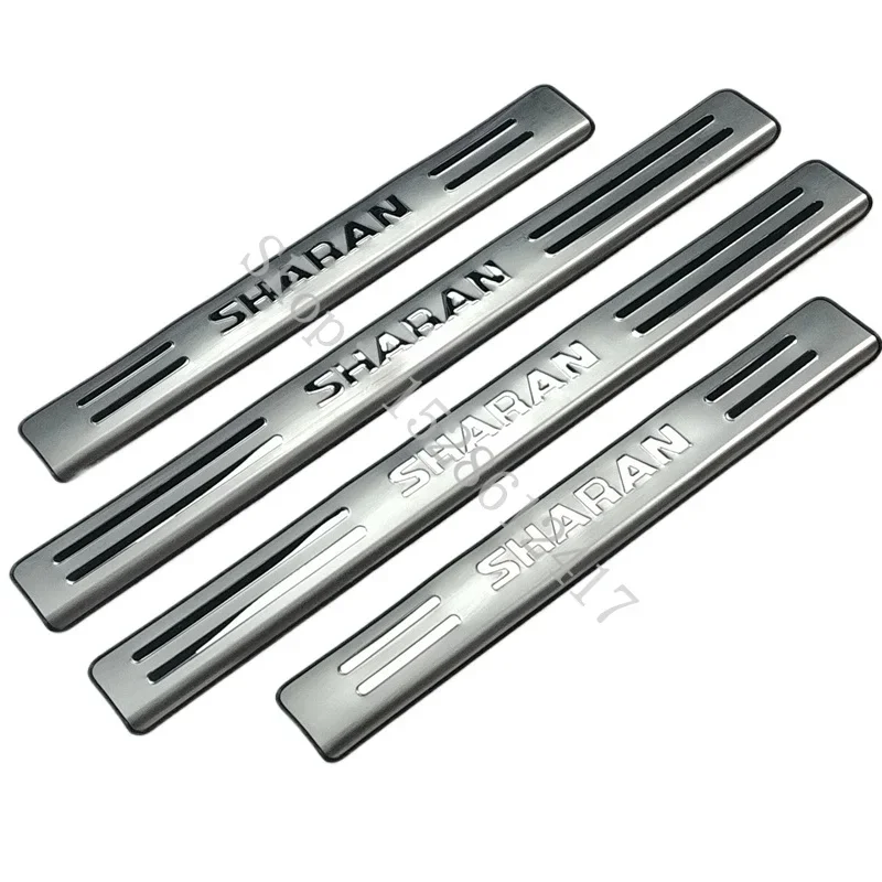 Car Accessories For VW/Volkswagen Sharan 2012 2013 2014 2015~ Stainless steel Door Sill Scuff Plate Guards Cover Trim