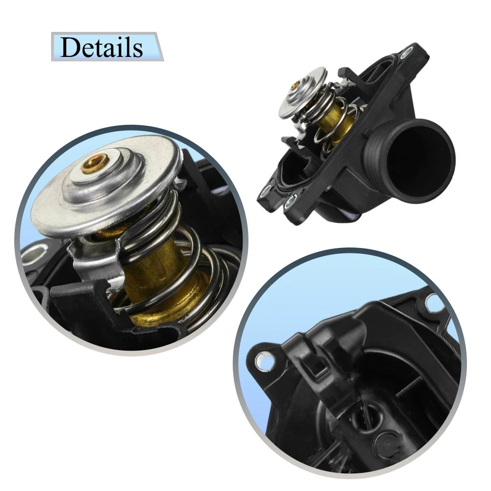 1x Engine Coolant Cooling Thermostat Housing Assembly for Land Rover Freelander 2000-2006 PEL000090 PEM100570 PEL100570