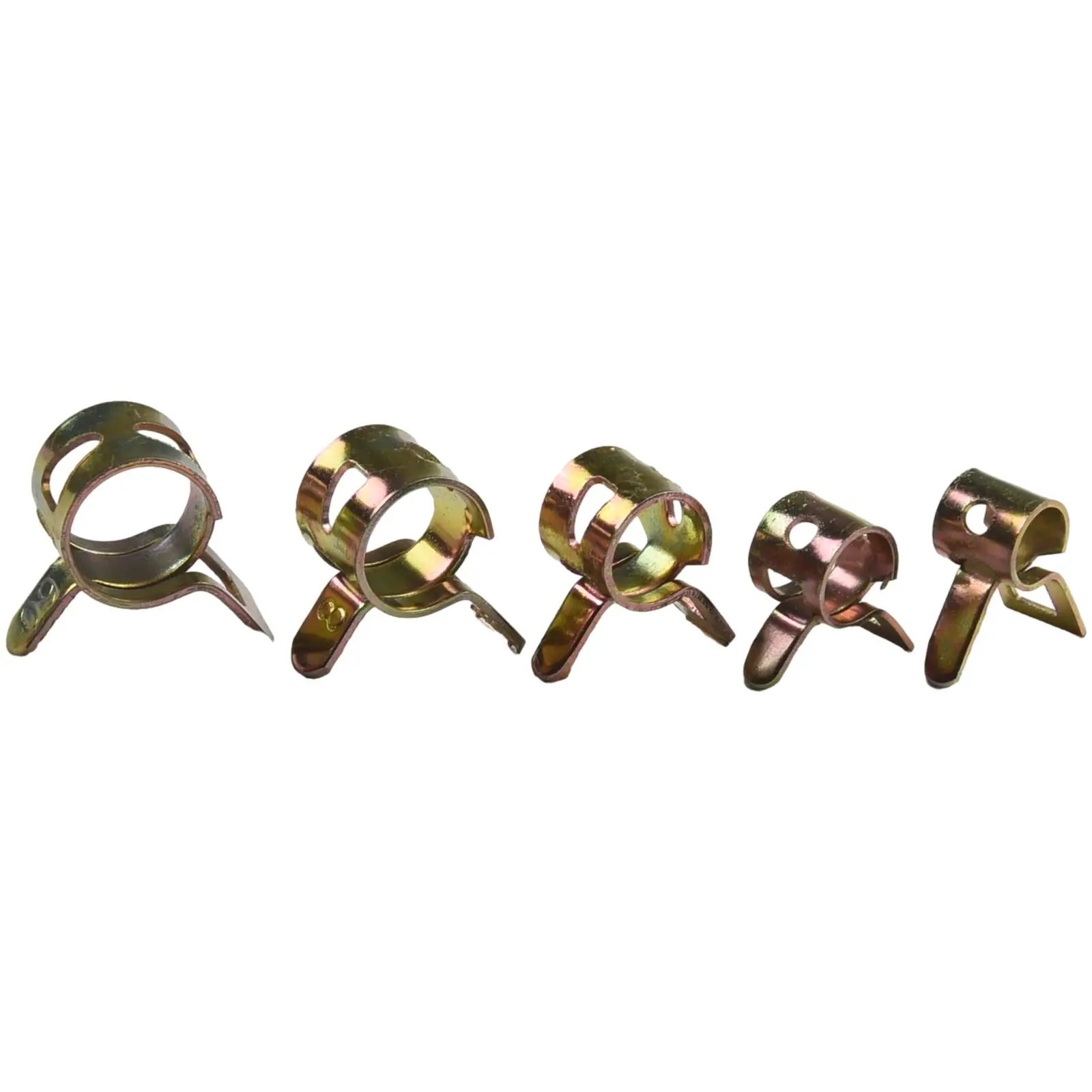 Spring Clip Clamps Hose Clamps Spring Clamps 50Pcs/set Tube Clamps 5/6/7/8/9mm Car Auto Spring Clip Fuel Oil Water Hose Pipe Tube Clamp Fastener 5 Sizes Parts