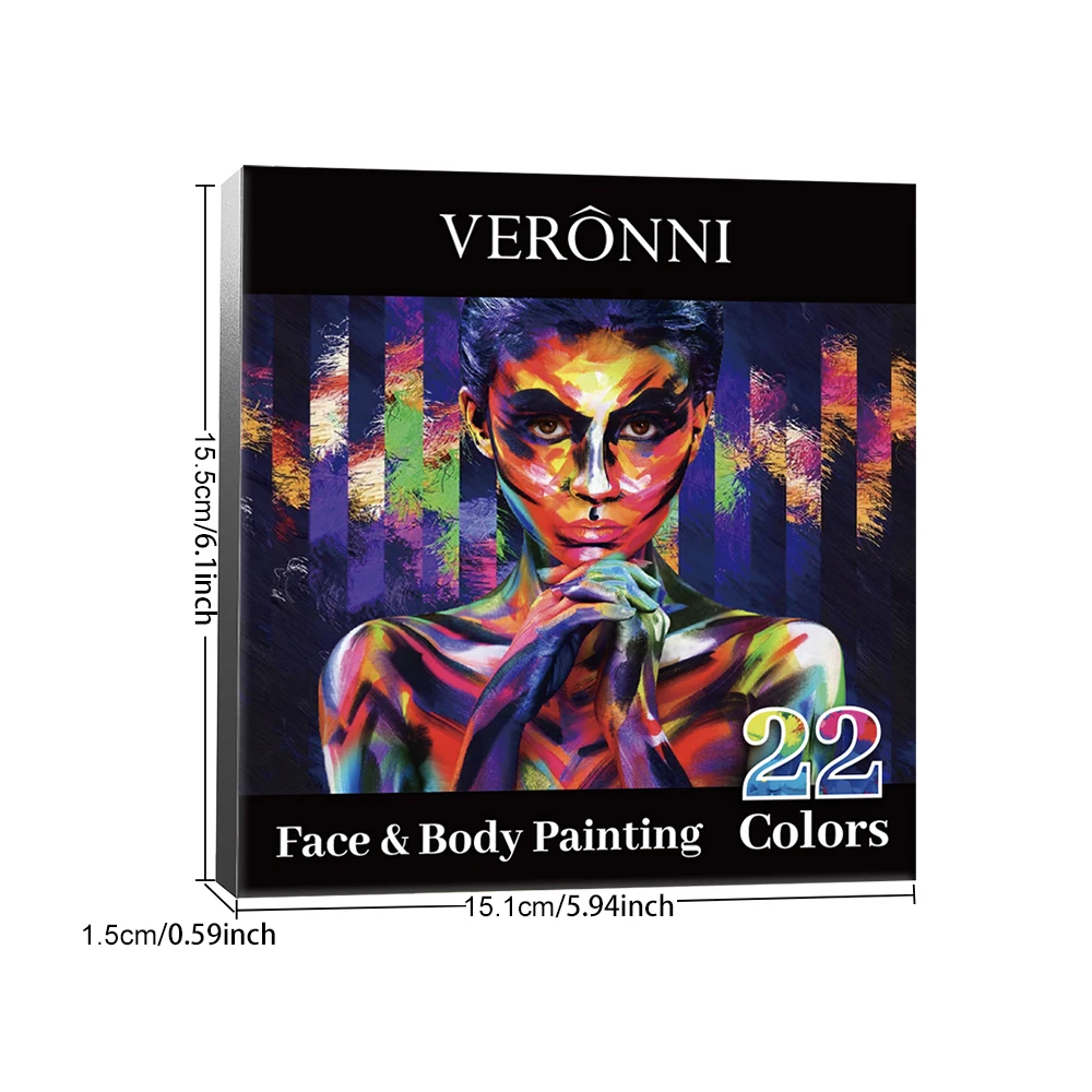 waterproof 22 Colors Face Body Painting halloween party Paint makeup for Halloween Party Paint Fancy Dress Kid Cosplay Makeup 6