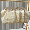 Waterproof Baby Bibs Cartoon Newborns Kids Burp Cloth Art Smock Feeding Bib Apron Pocket Infant Toddler Boys Girls Saliva Towel 1