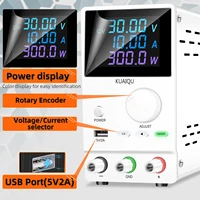 KUAIQU 30V 10A 300W DC Power Supply Programmable Knob Voltage Regulator OUTPUT USB 5V 2A Phone Charging White 220V/110V Source - Image 4