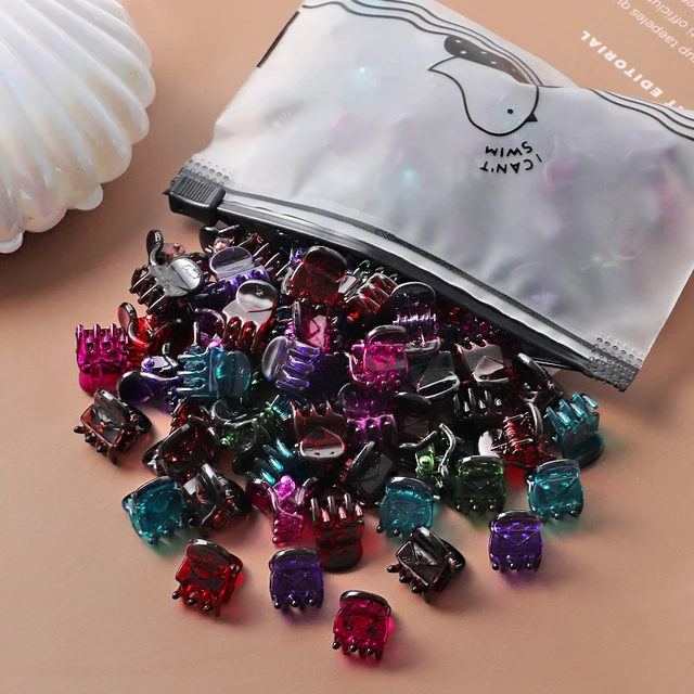 40Pcs Girls Colorful Hair Clips Flower Star Mickey Cute Small Hair Claws Kids Sweet Hairpins Cartoons Fashion Hair Accessories style-4