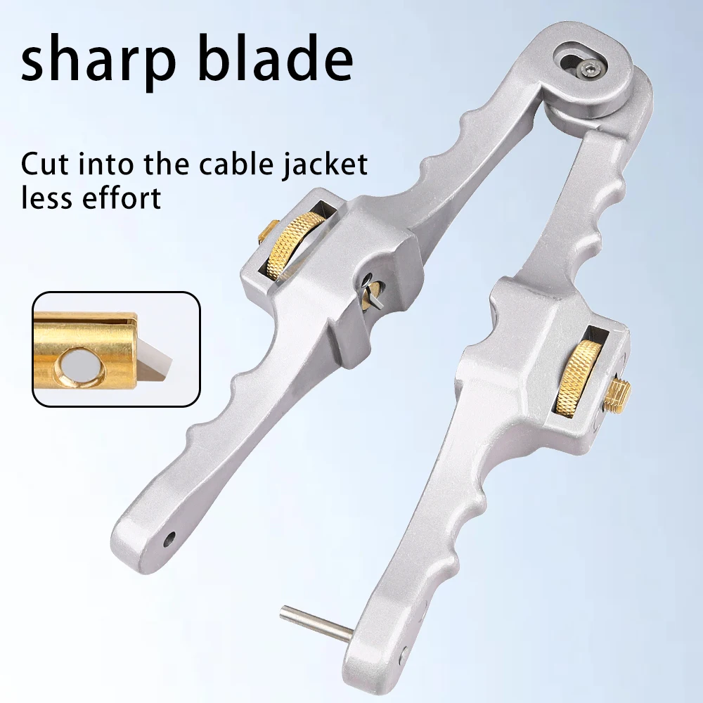 SI-01 Fiber Optic Cable Longitudinal Cable Opening Knife Transverse Stripper Fiber Optic Open Skylight Kroken Knife