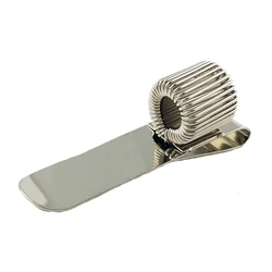 Compact and Flexible Portable Metal Pen Holder for Notebooks and Clipboards (1 hole vertical)