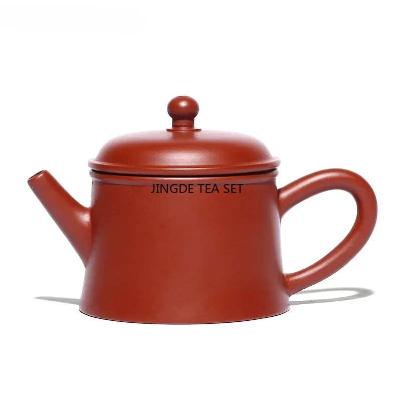 75ml Yixing purple clay teapot small capacity raw ore big red robe teapot handmade teapot Chinese Kung Fu tea set