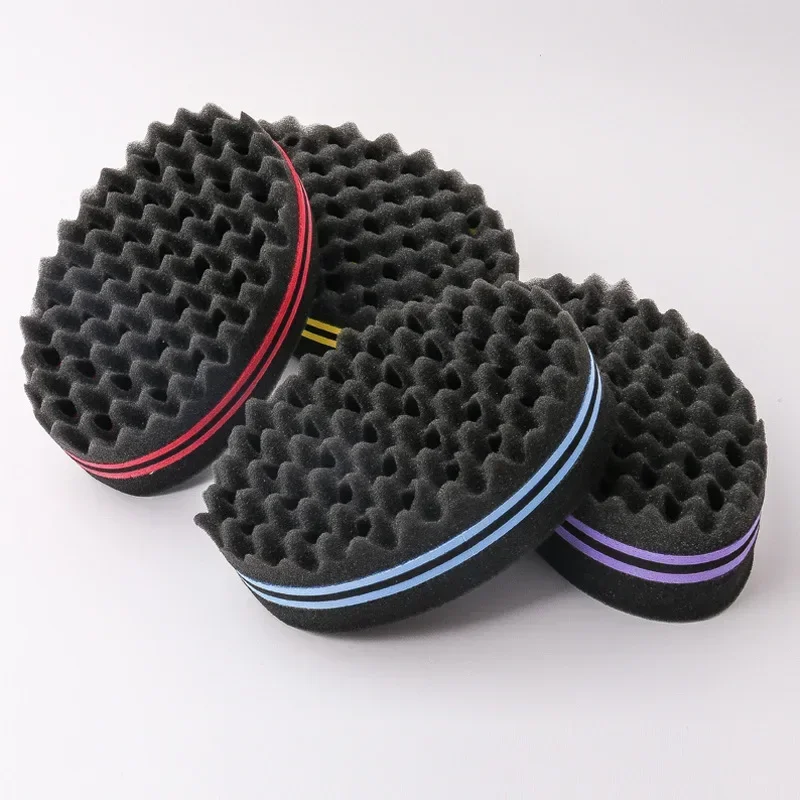 Magic Twist Haar Schwamm – Doppelseitig Für Locken & Dreads, 2-in-1 Design, Oval & Einfach In Der Anwendung