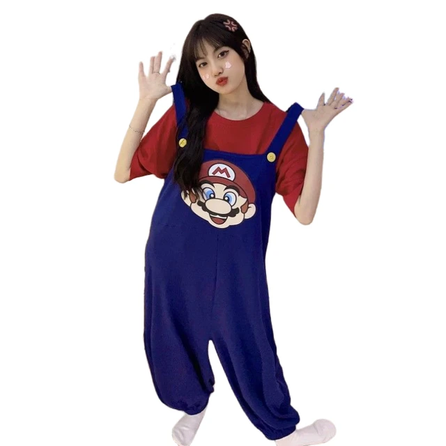 The Super Mario Bros. Movie Cat Mario Cosplay Costume Sleepwear