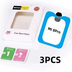 Ultra - Clear Full Coverage Tempered Glass Screen Protector with Alignment Frame - Mi Band 8Pro (3PCS)