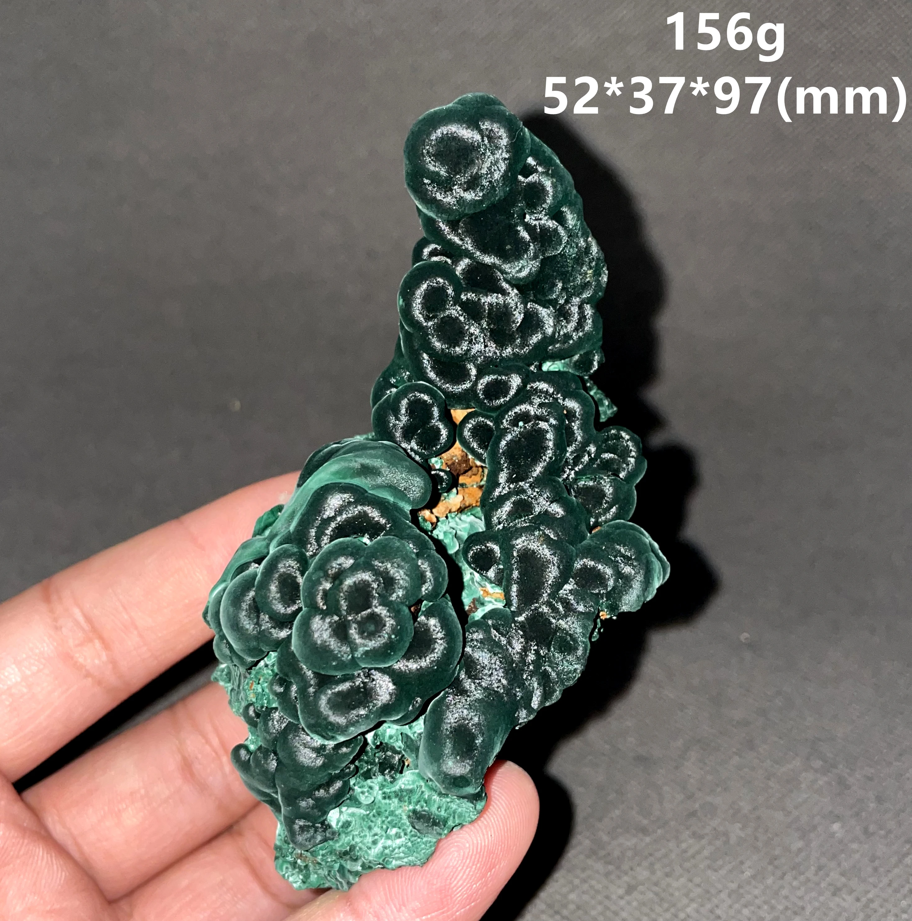 

BEST! 100% Natural velvet malachite mineral specimen crystal Stones and crystals Healing crystal + from China