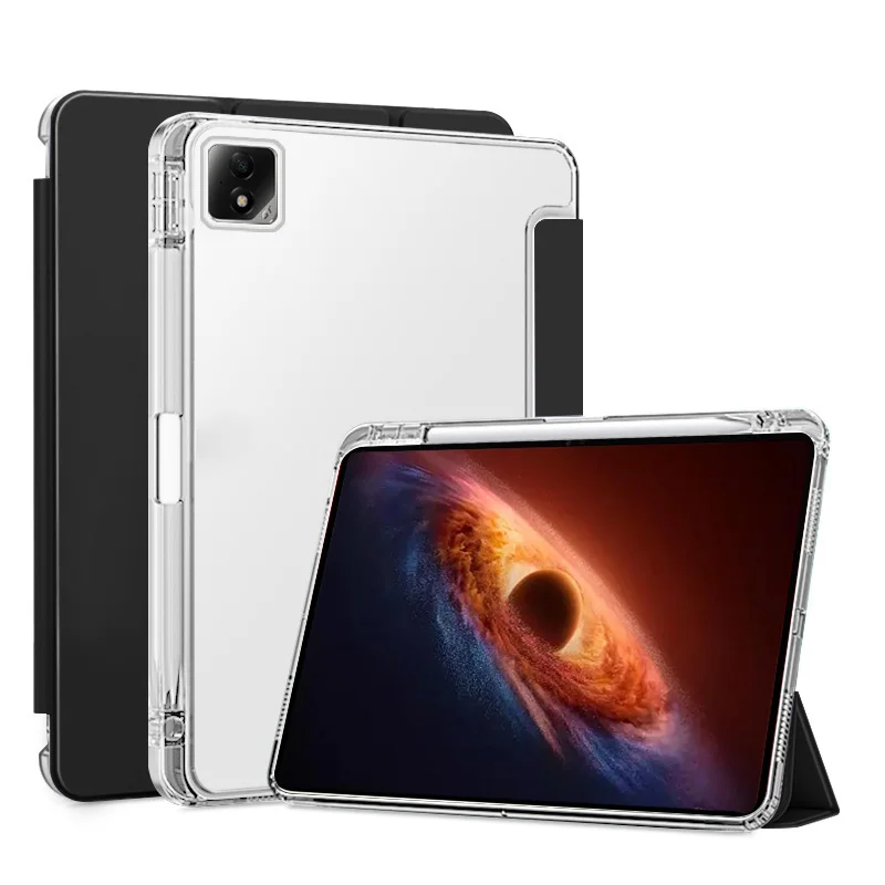 Enhanced Product Title:  
Elegant Tablet Case with Pencil Holder and Trifold Stand – Premium Leather Finish