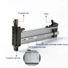 ST-38 Manual Semi-automatic Nailer Wire Slot Woodworking Decoration Reload Rebound Steel Nail Gun Installer Driver 6