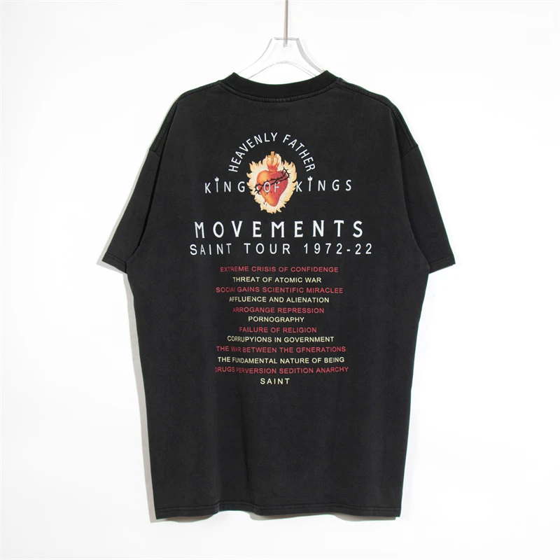 【oan】l Letter Vintage Washing Short Sleeve T-Shirt Pacsun Los Angeles Embroidered Vintage Wash T-Shirt | PacSun