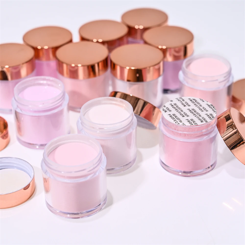 Acrylic Nail Powder Nail Powder 10G/BOX Nude Acrylic Powder for Nails Art Polymer Tips Builder Pink Extension/Dipping/Engraving Acrylic Powder Poly Monomer FA22