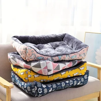Dog Bed Home Pet Winter Large Supplies Sofa Accessories for Small Dogs Goods Animals Big Accessoires Medium Mat
