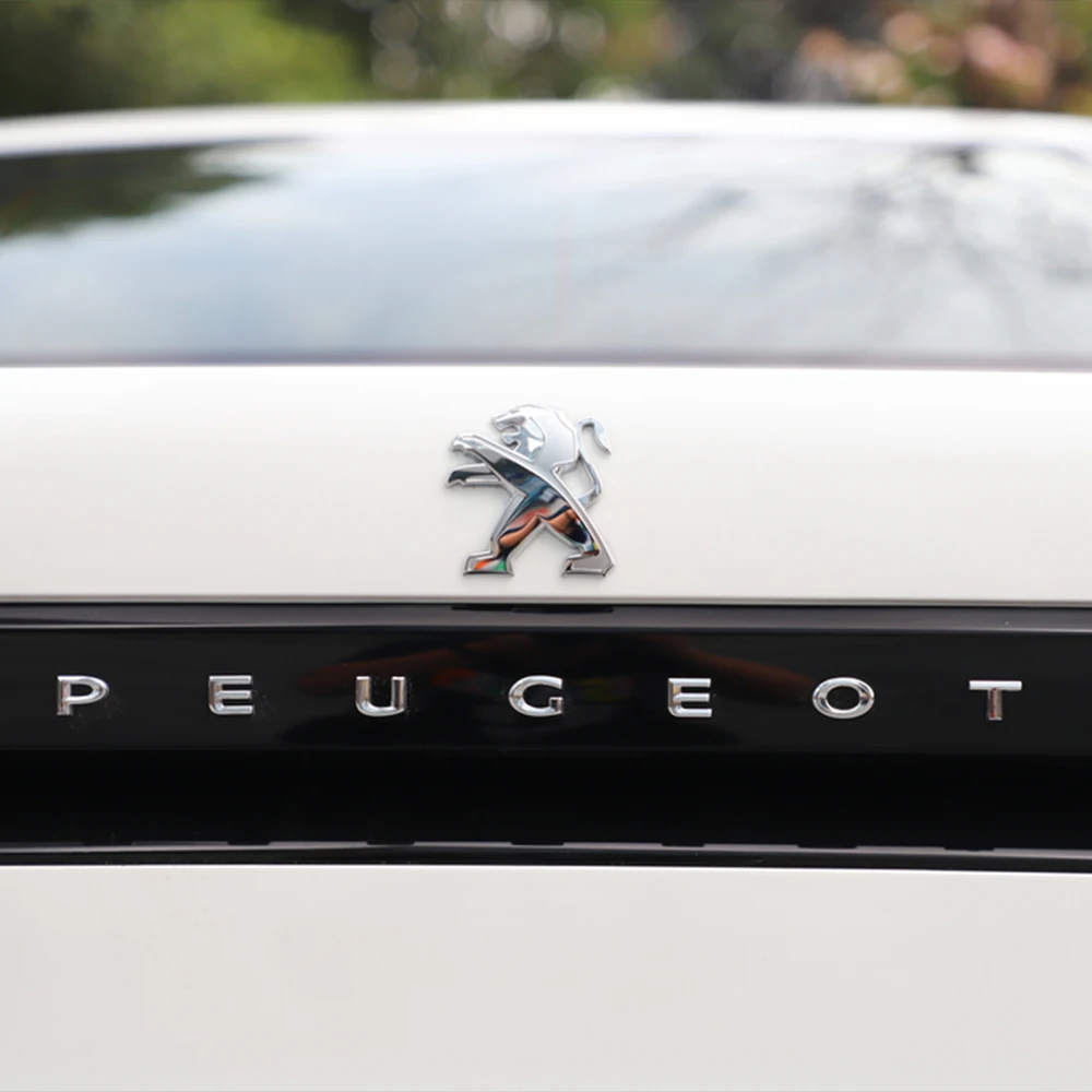 Car Hood Front Bonnet Grill Rear Trunk Badge Sticker Decal 1pcs for Peugeot 206 207 208 306 308 508 106 107 108 2008 3008 car grill sticker