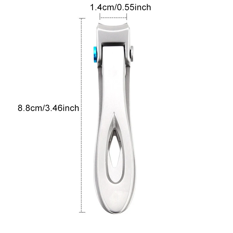 Large Opening Nail Clipper Adult Stainless Steel Sharp Nail Scissors Thick Hard Toenail Clippers Manicure Tools Trimmer