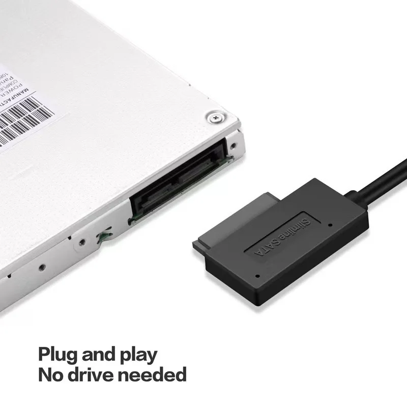 Usb 2.0 Naar 6 + 7 13 Pin 6P 7P 13 P Slimline Slim Sata Kabel Cord Externe voeding Voor Notebook CD-ROM DVD-ROM Oneven