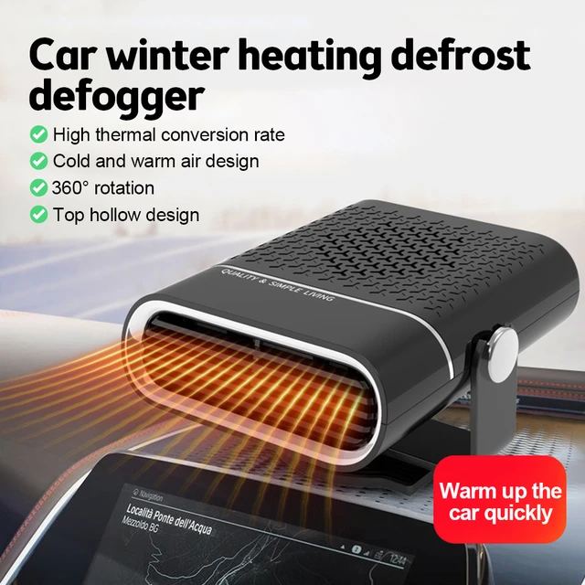 2022 Chauffage De Voiture Portable Chauffage De Voiture 12V 150W Désembueur  De Pare Brise De Voiture Chauffage Rapide Ventilateur De Refroidissement 2  En 1 Modes Chauffage De Voiture Du 16,16 €