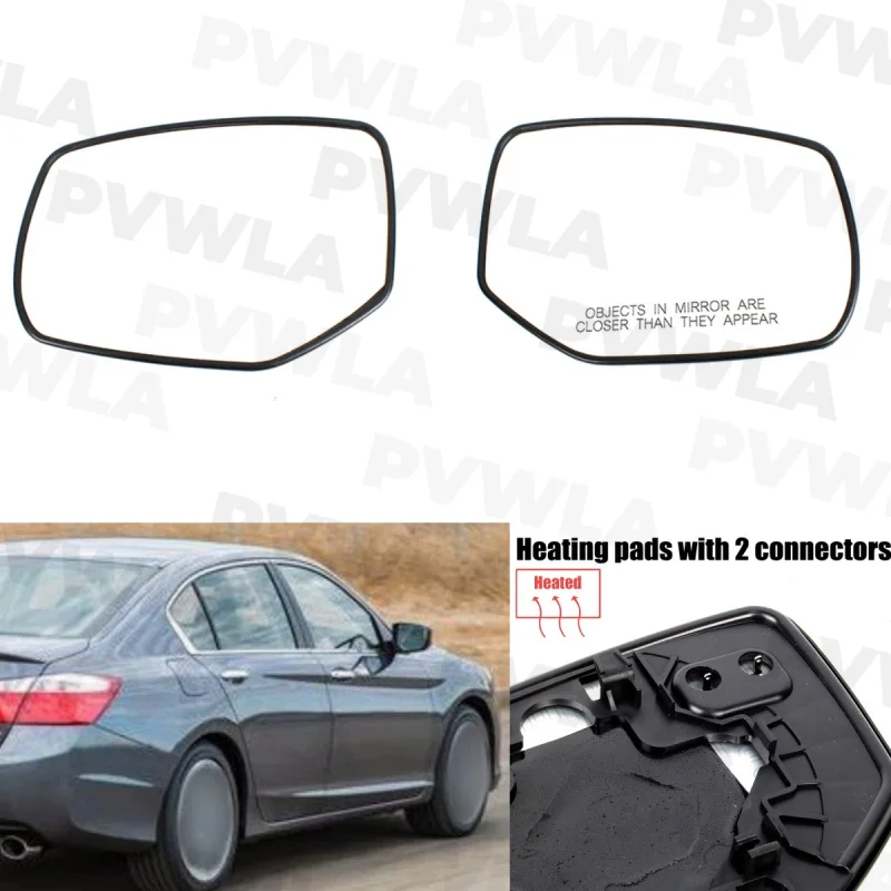 

Левая и правая сторона для Honda European Accord 2013, 2014, 2015, 2016, стекло с подогревом для передней двери и бокового зеркала заднего вида