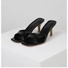 Elegant Square Toe High Heel Slippers - 2025 Designer Edition