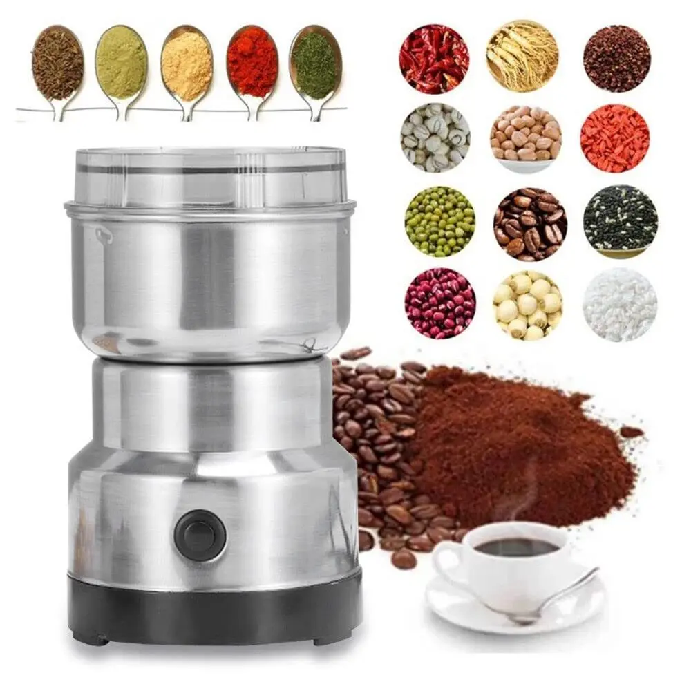 S1980abb491284832961a158f09cbcf6c0 High Power Electric Coffee Grinder Kitchen Cereal Nuts Beans Spices Grains Grinder Machine Multifunctional Home Coffee Grinder Mallzona