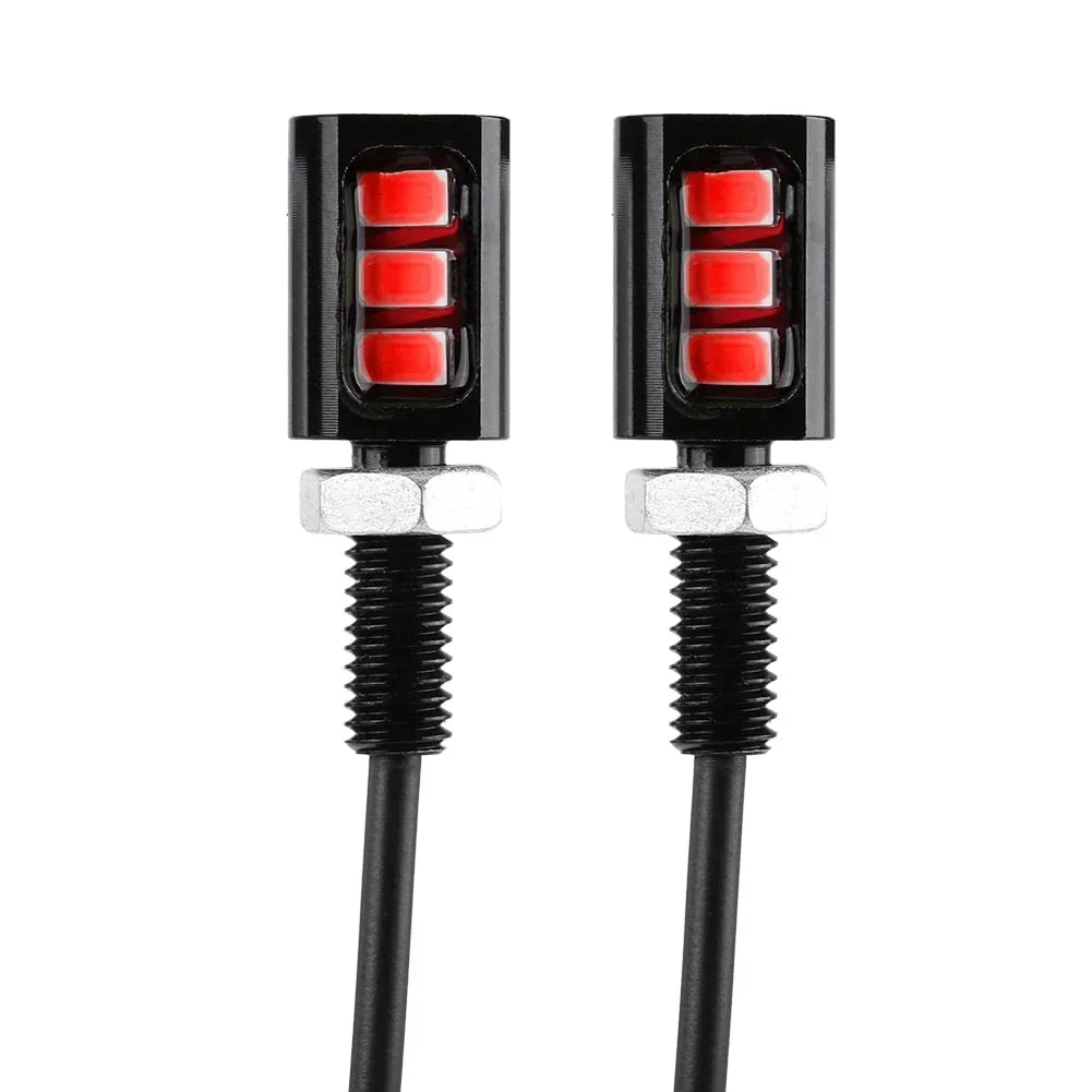 Replacement License Plate Light Lamp Bulbs 3LED Accessories Aluminum Car Yellow/Red/Blue Energy Saving 2pcs