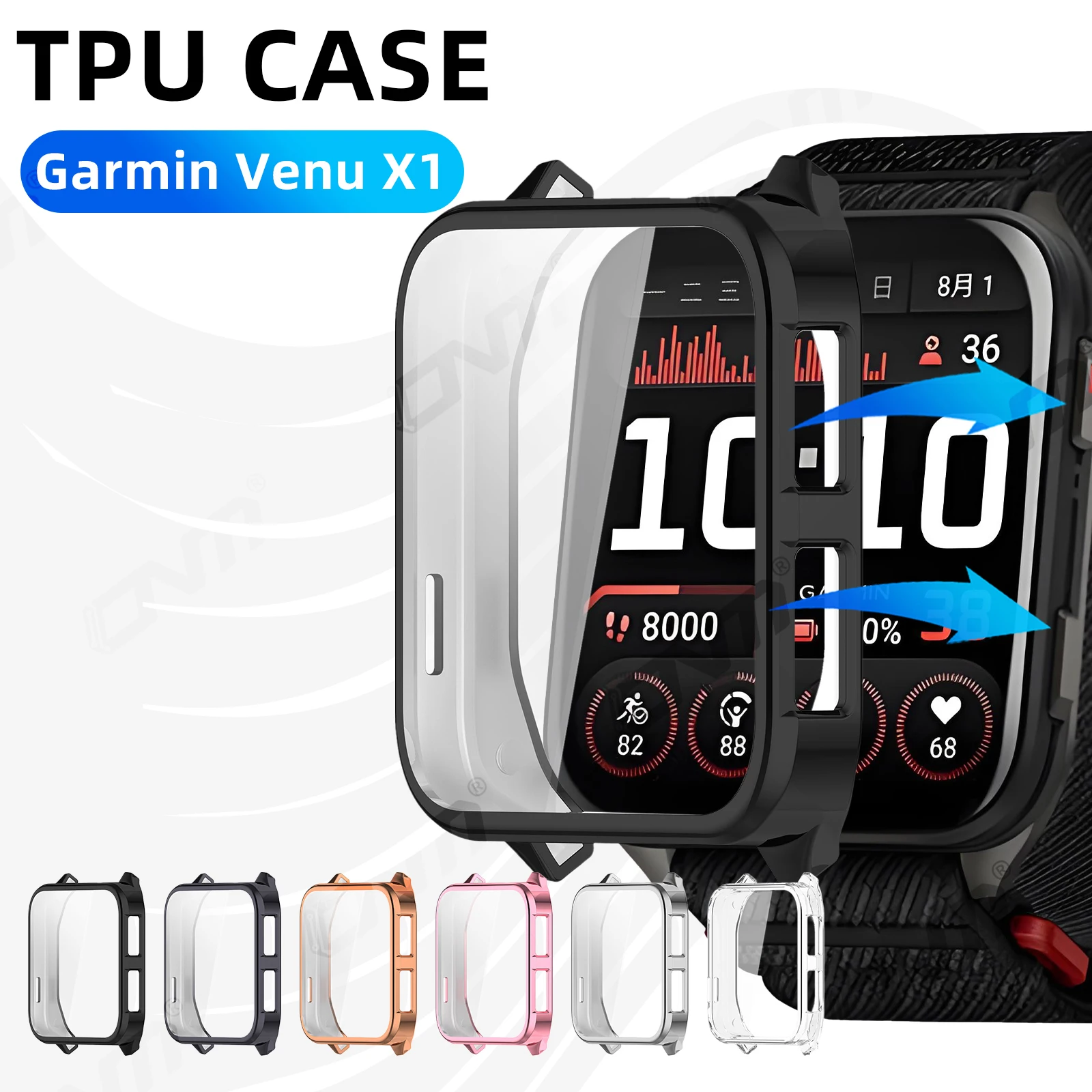 VacFun 3 Pezzi Pellicola Protettiva, Compatibile con Blackview X1 Smartwatch Smart Watch (Non Vetro Temperato) Protezioni Schermo Cover Custodia VacFun 3 Pezzi Pellicola Protettiva, Compatibile con Blackview X1 Smartwatch Smart Watch (Non Vetro Temperato) Protezioni Schermo Cover Custodia