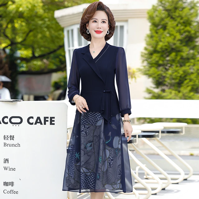 Vestidos De Gasa Maxi TEELYNN Vestidos Cortos De Gasa Con - Main Image