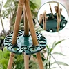 1pc Garden plant support Balcony plant connector with protective tray Bamboo poles Garden climbing stake Plant support connector 3